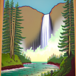 High Res 20 Steps - Waterfalls