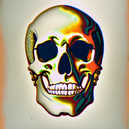 High Res 50 Steps - Skull