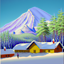 Low Res 20 Steps - Snowy Mountain Village